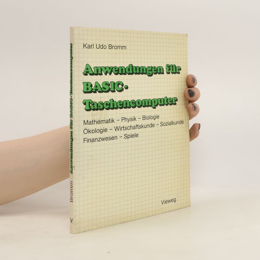 Karl Udo Bromm Anwendungen für BASIC-Taschencomputer
