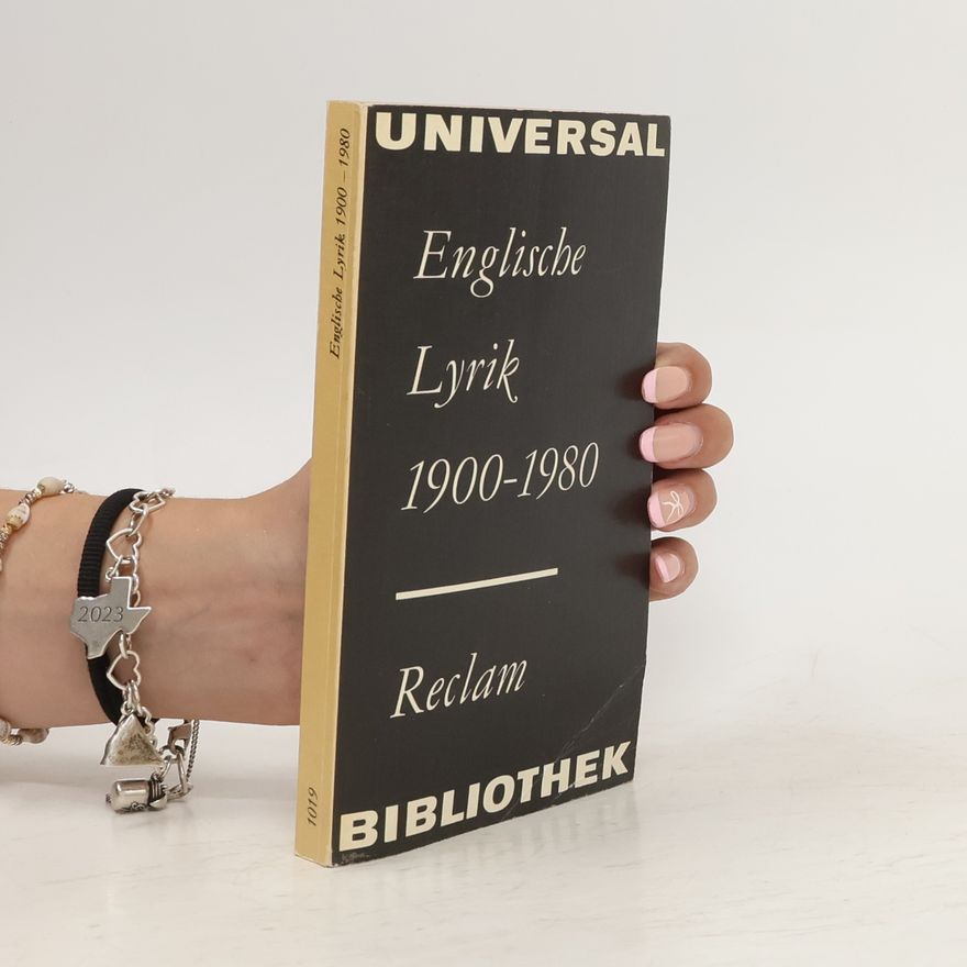 Autorenkollektiv Englische Lyrik 1900-1980