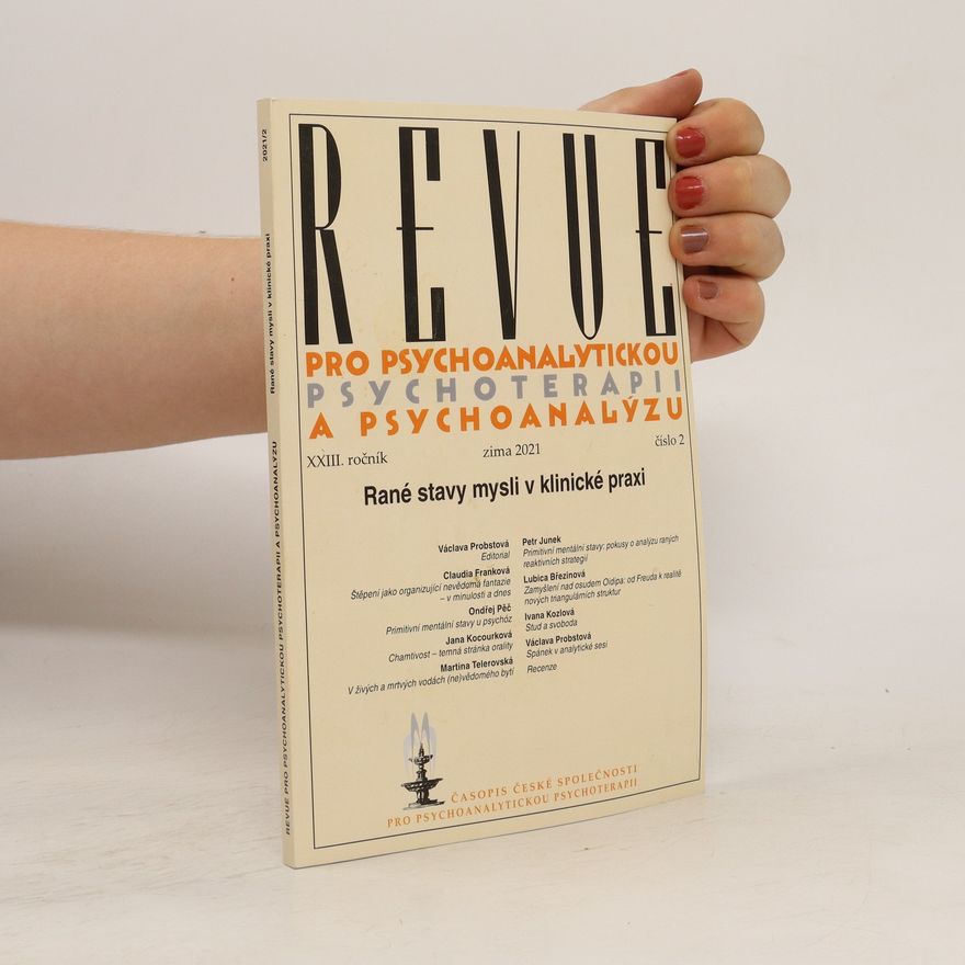 Various authors Revue pro psychoanalytickou psychoterapii a psychoanalýzu 2/2021