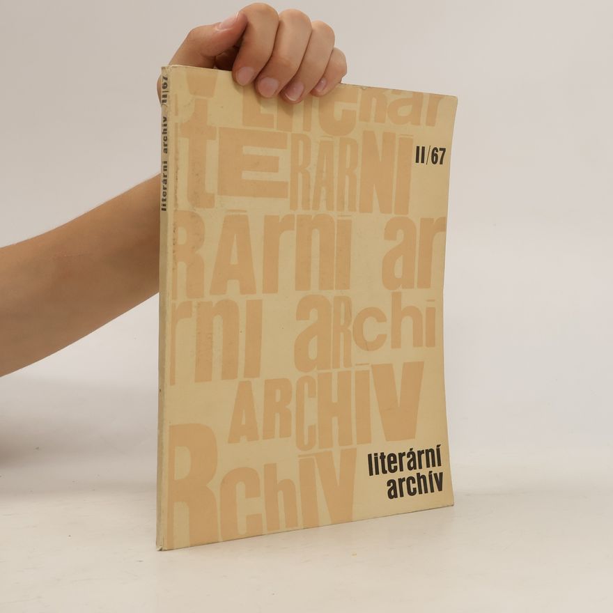 Various authors Literární archív 2 : sborník Památníku národního písemnictví