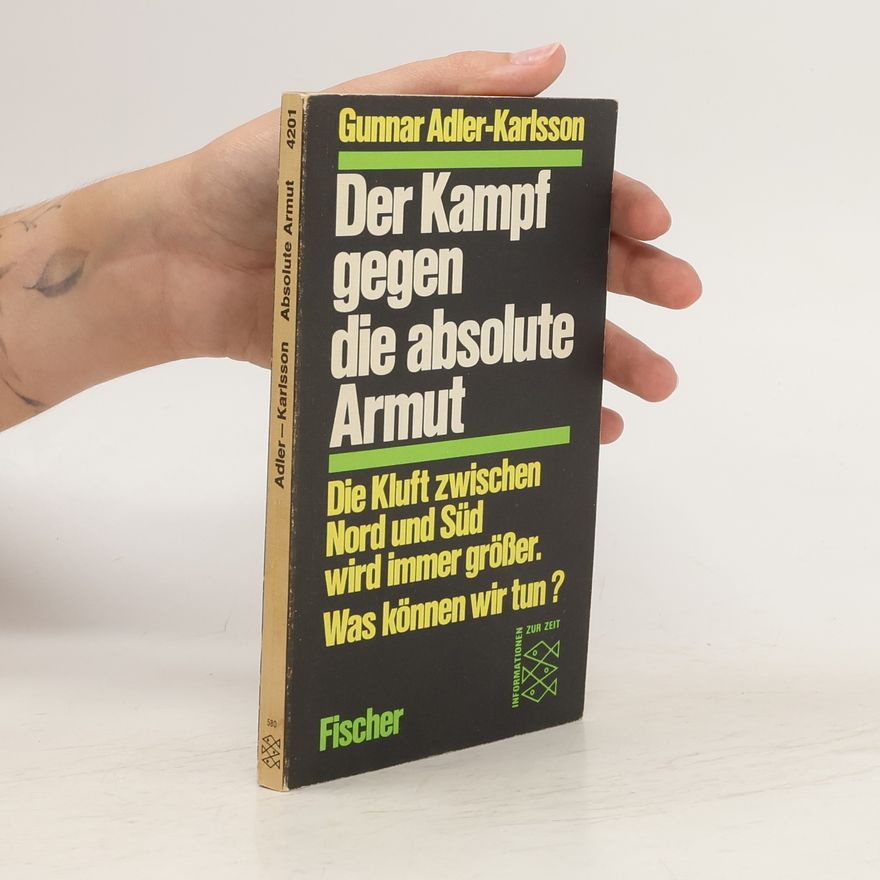 Gunnar Adler Karlsson Der Kampf gegen die absolute Armut