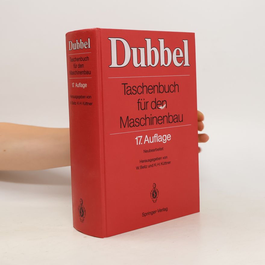 Heinrich Dubbel Taschenbuch für den Maschinenbau