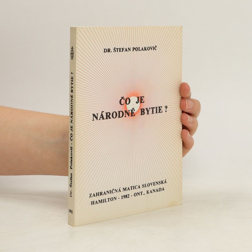 Štefan Polakovič Čo je národné bytie?