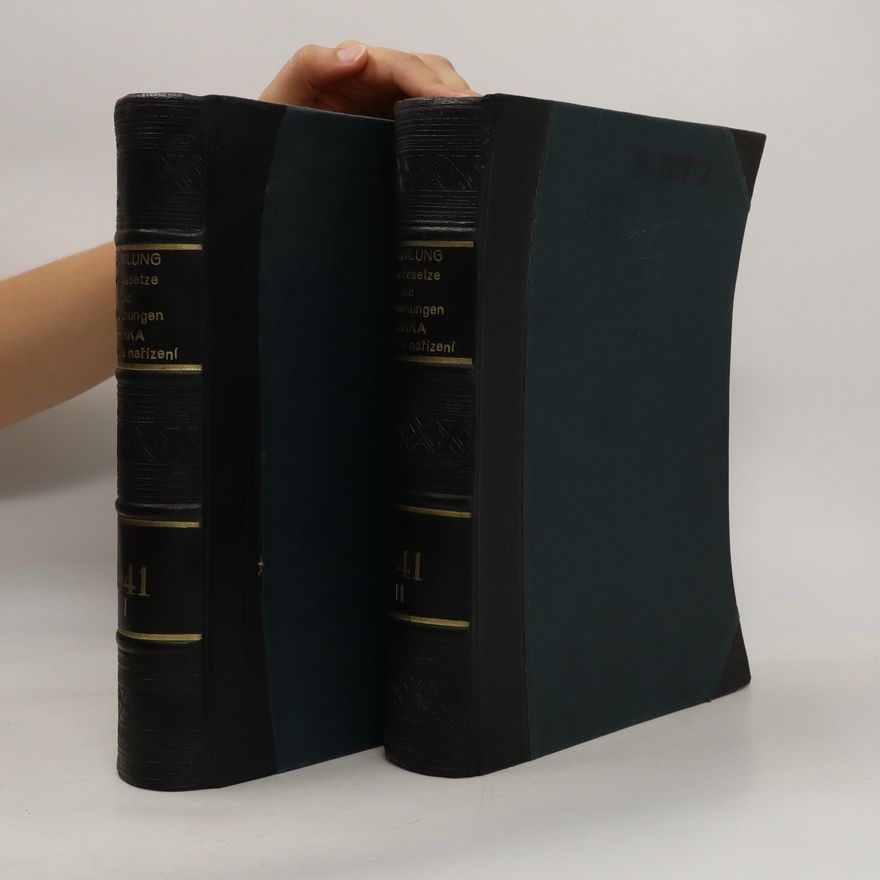 Autorenkollektiv Sammlung der Gesetze und Verordnungen. Jahrgang 1941. Sbírka zákonů a nařízení. Ročník 1941 (I.-II.)