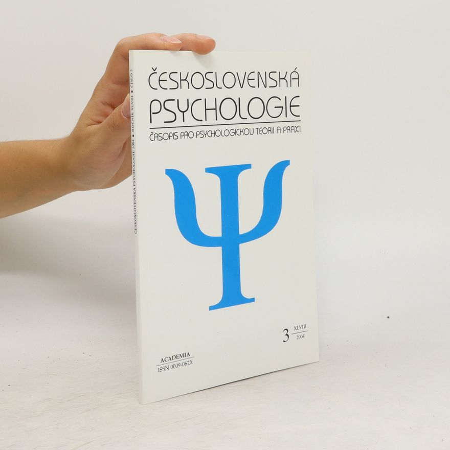 Various authors Československá psychologie 3/2004