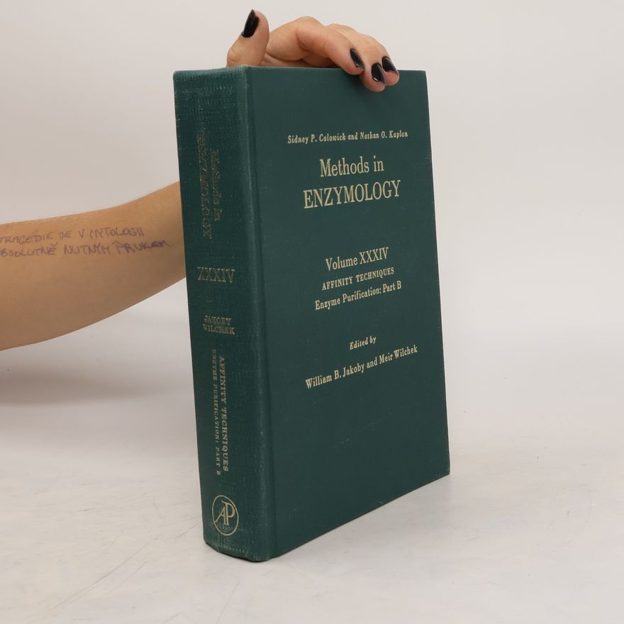 Meir Wilchek Methods in Enzymology. vol. XXXIV, Affinity Techniques enzyme purification