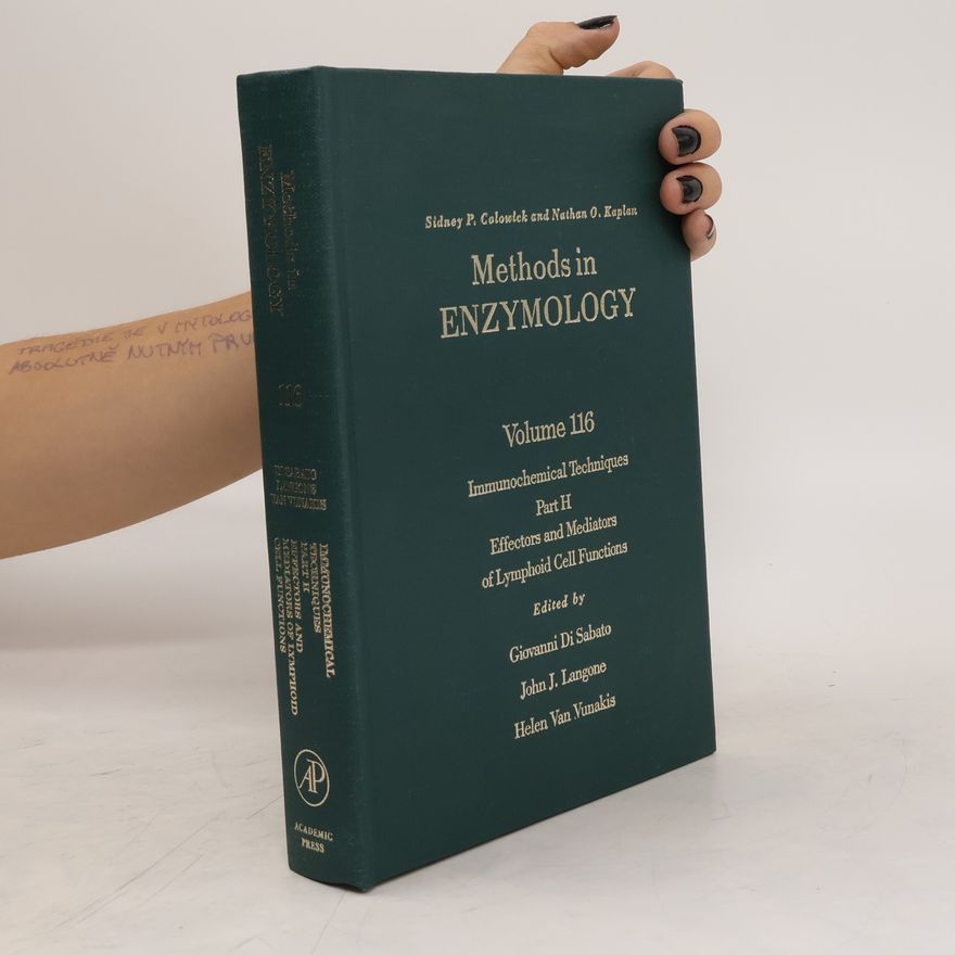 Kolektiv autorů Methods in enzymology. Volume 116. Part H. Immunochemical techniques