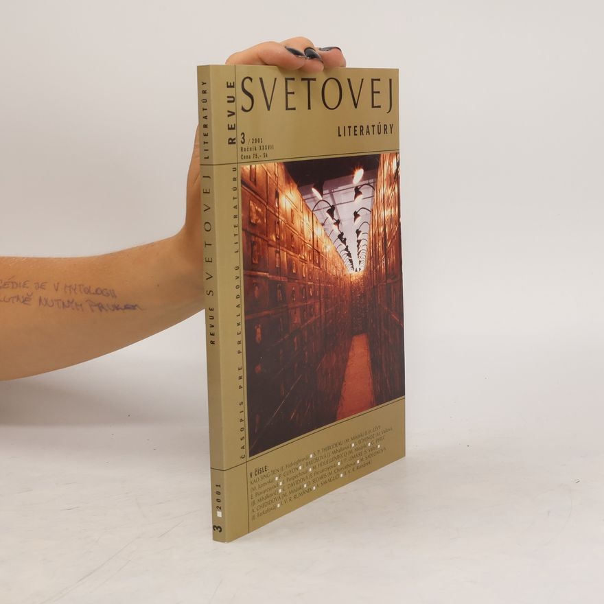 Various authors Revue svetovej literatúry 3/2001