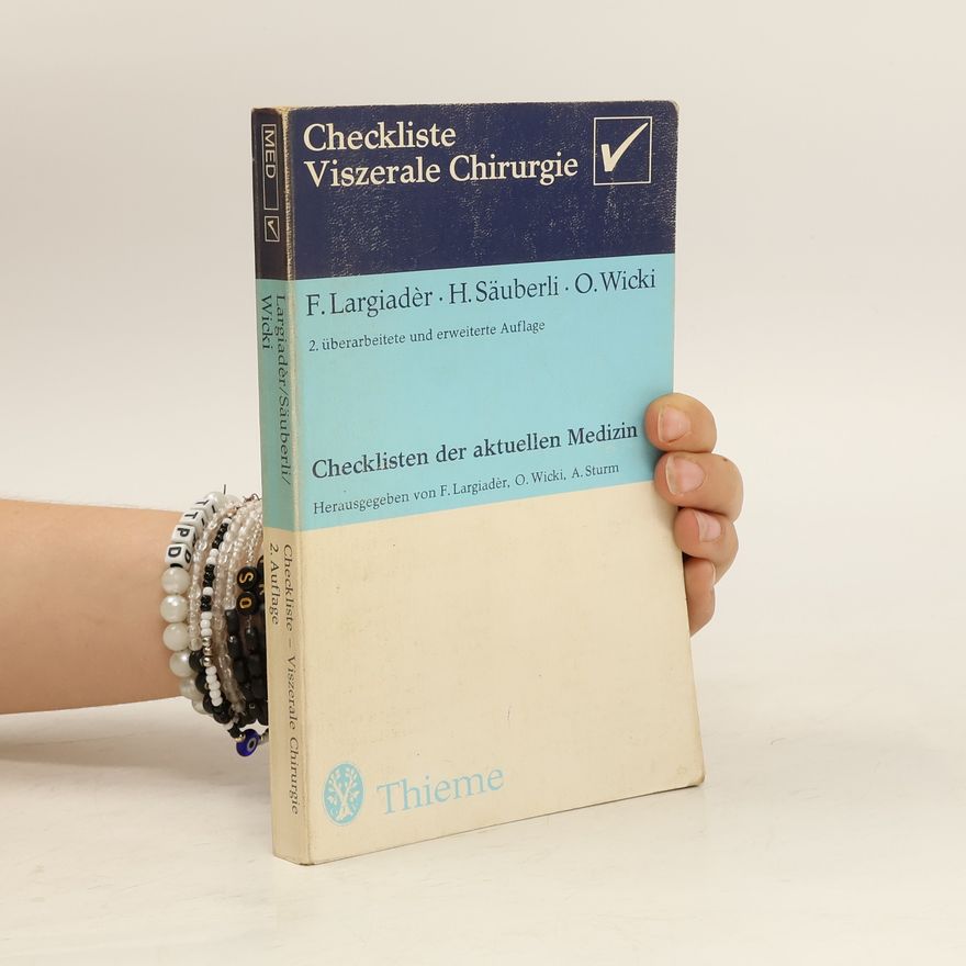O. Wicki Checklisten der aktuellen Medizin