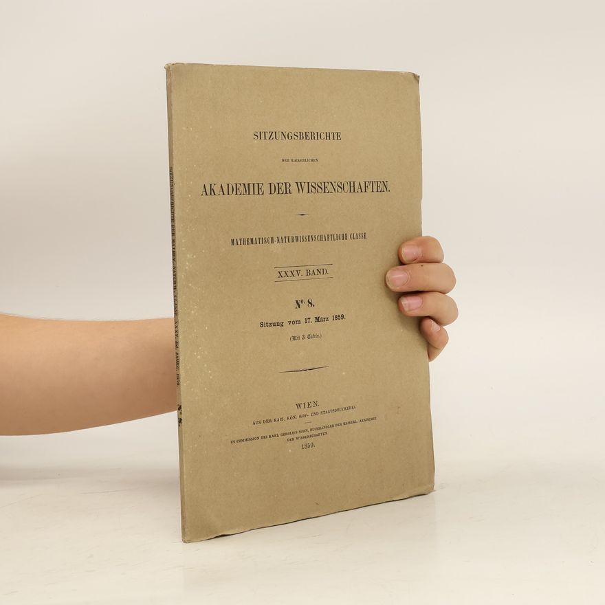 Collectif d'auteurs Sitzungsberichte. Kaiserlichen akademie der Wissenschaften