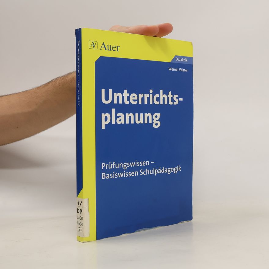 Werner Wiater Unterrichtsplanung