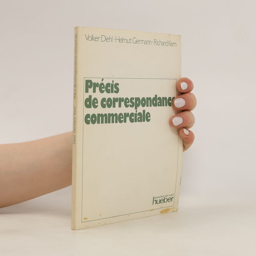 Helmut Germann Précis de correspondance commerciale