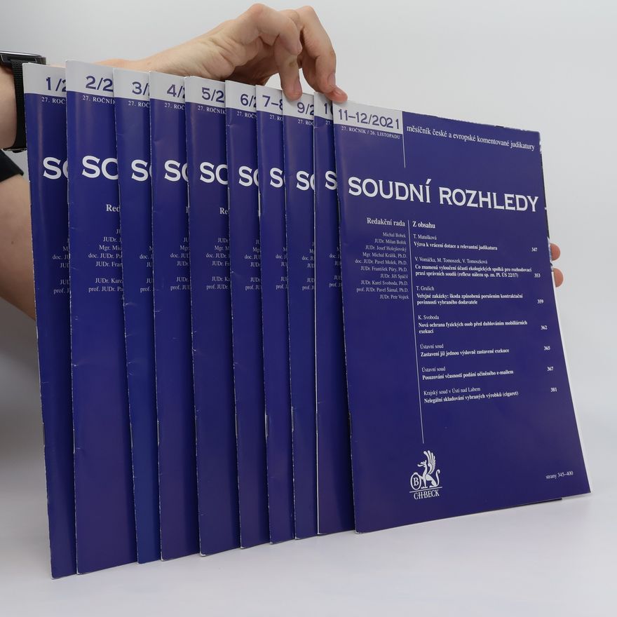 Kolektiv autorů Soudní rozhledy 1-12/2022