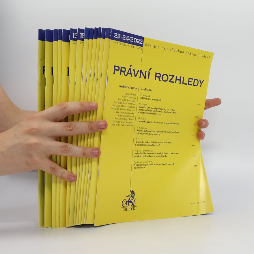 Autorenkollektiv Právní rozhledy 1-24/2022