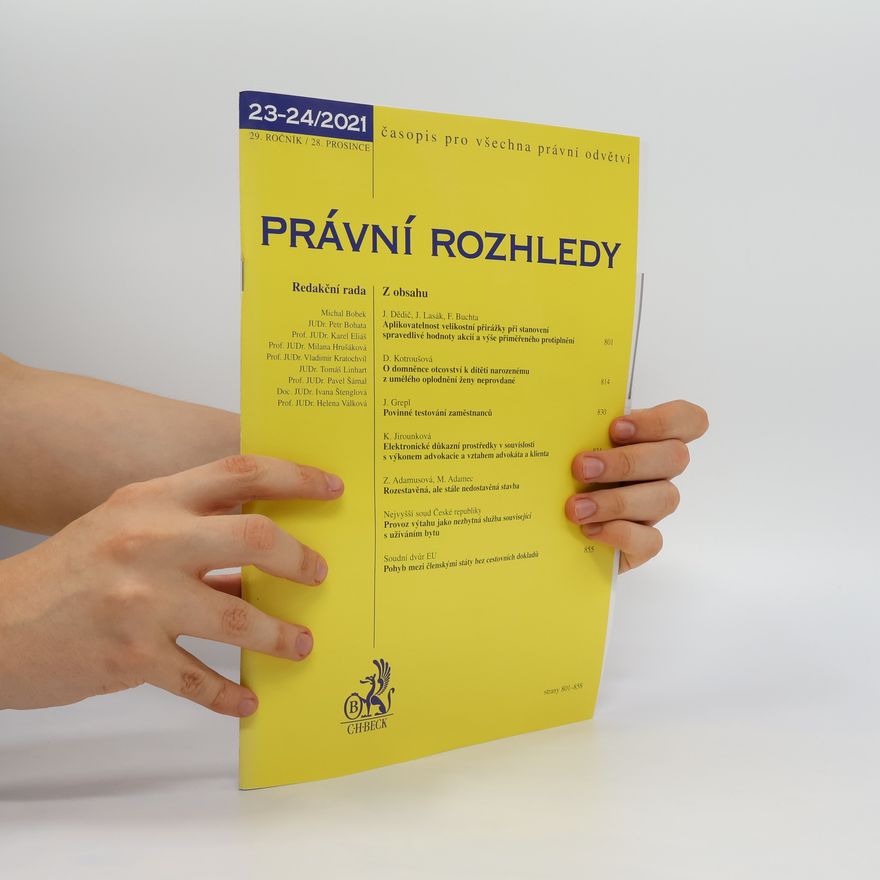Kolektiv autorů Právní rozhledy 23-24/2021