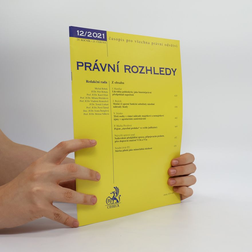 Kolektiv autorů Právní rozhledy 12/2021