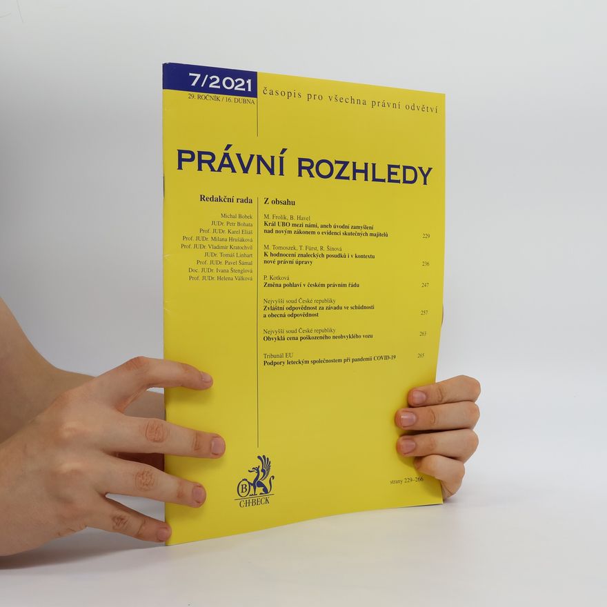 Kolektiv autorů Právní rozhledy 7/2021