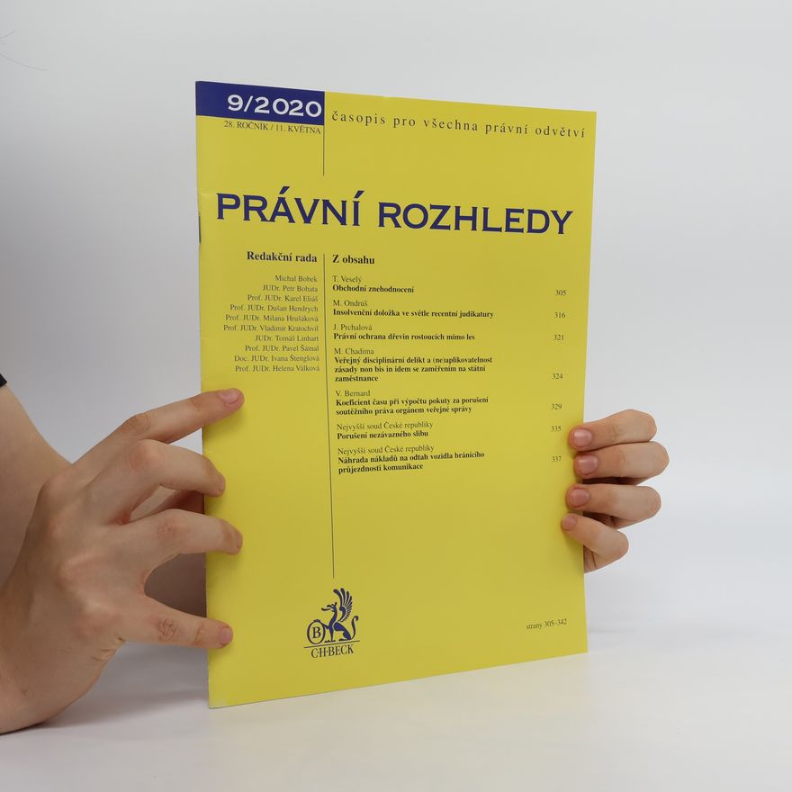 Kolektiv autorů Právní rozhledy 9/2020