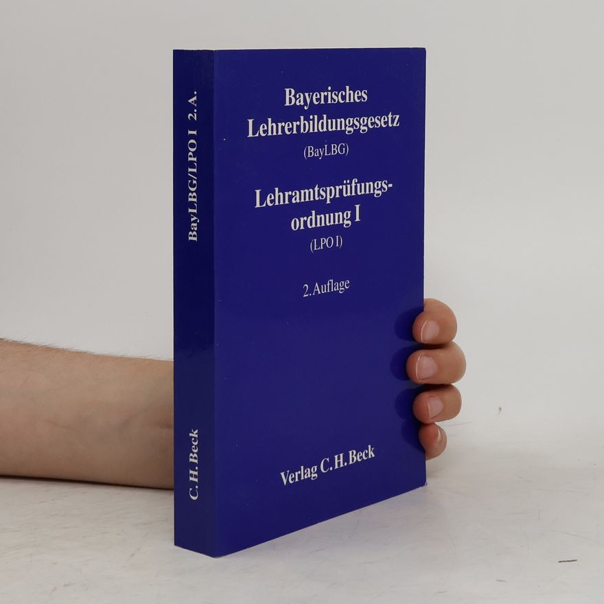 Kolektiv autorů Bayerisches Lehrerbildungsgesetz