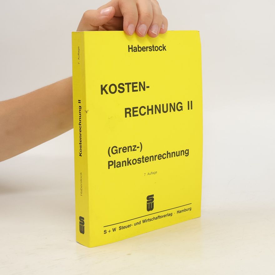 Lothar Haberstock Kostenrechnung II