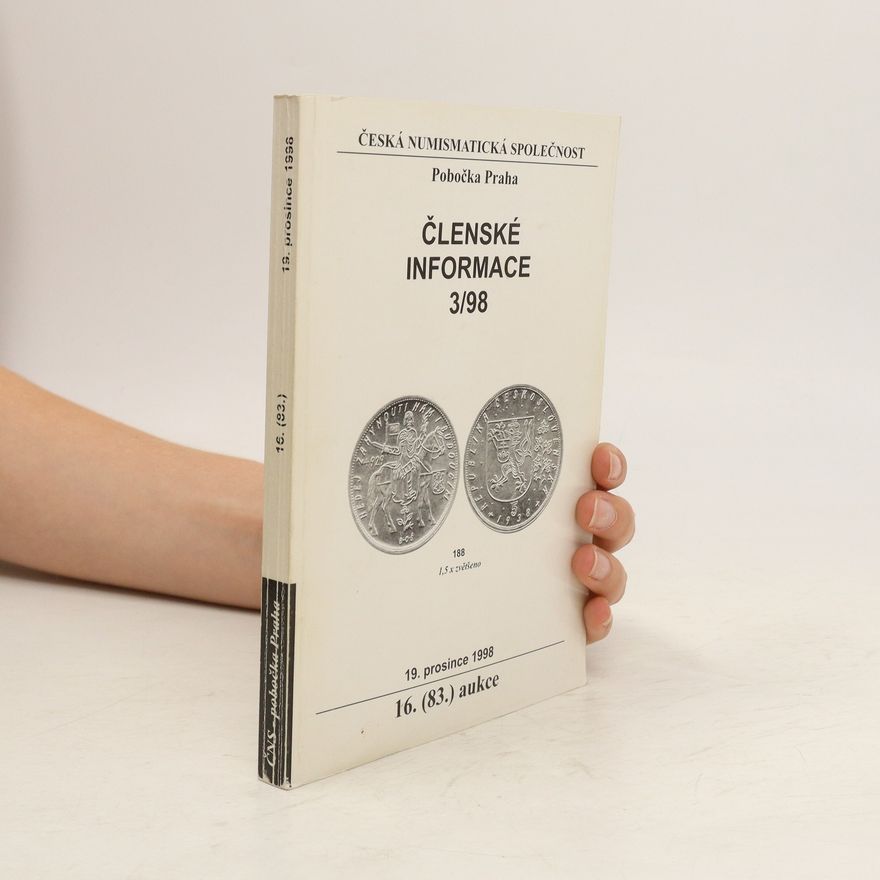 Collectif d'auteurs Členské informace 3/98. 16. (83.) aukce