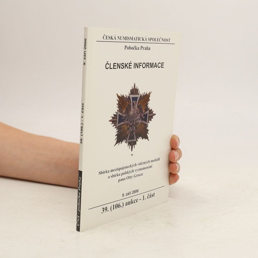 Collectif d'auteurs Česká numismatická spol., Členské informace