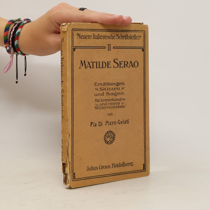 Matilde Serao Scritti Vari. Erzählungen, Skizzen und Sagen