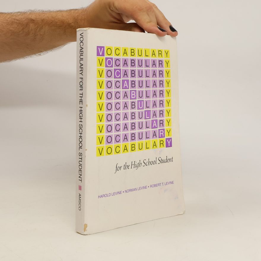 Harold Levine Vocabulary for the High School Student
