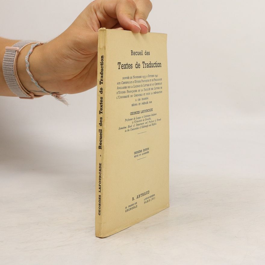 Autorenkollektiv Recueil des Textes de Traduction