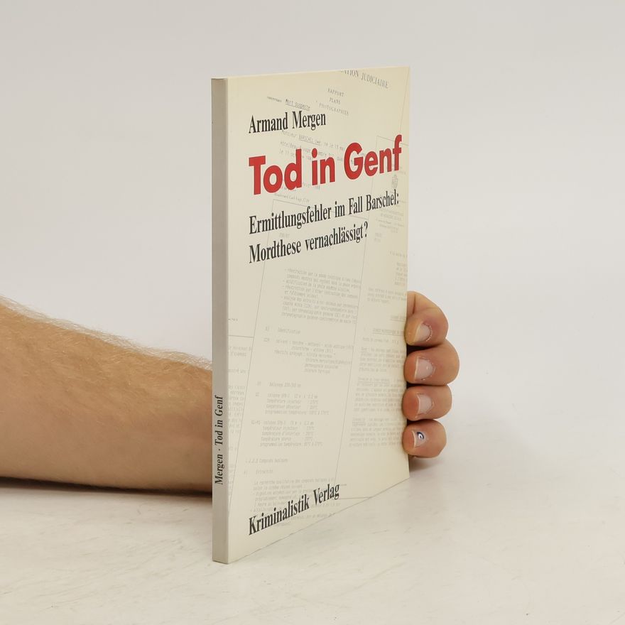 Armand Mergen Tod in Genf