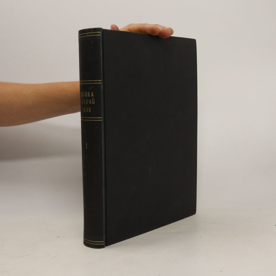 Kolektiv autorů Sbírka zákonů ČSSR 1988