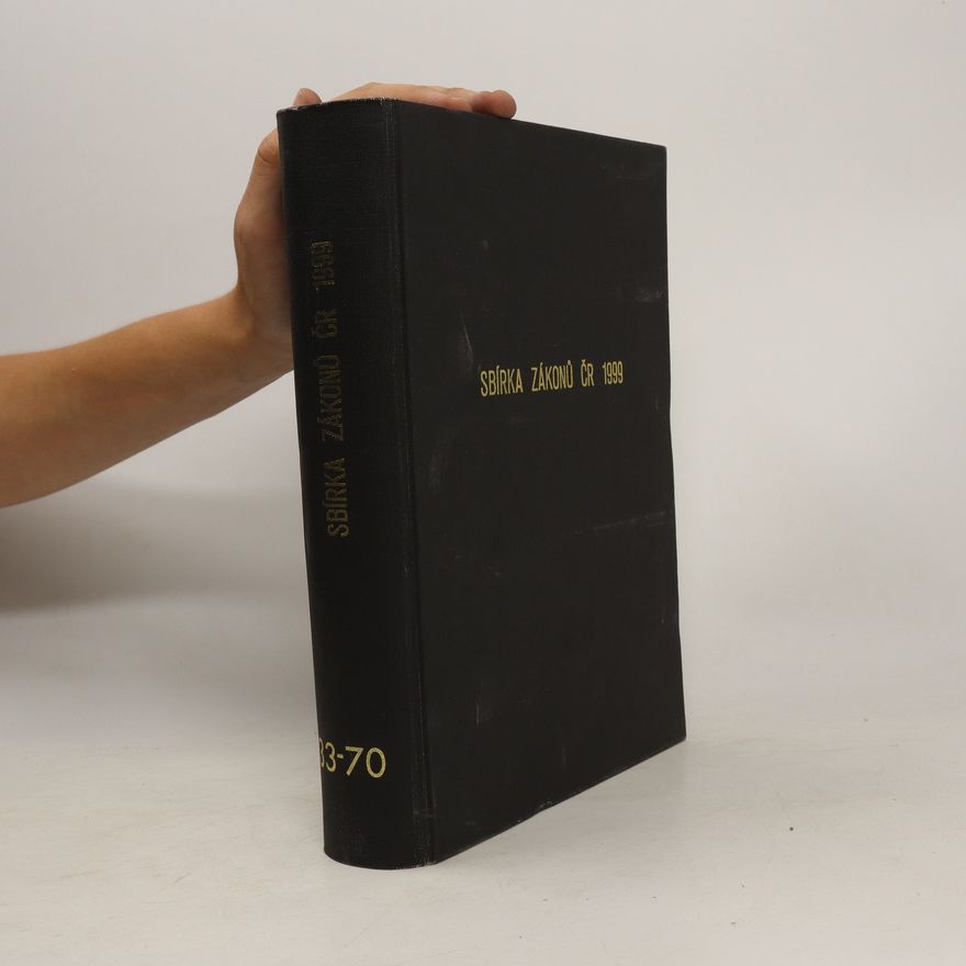 Kolektiv autorů Sbírka zákonů ČR 1999. 33-70