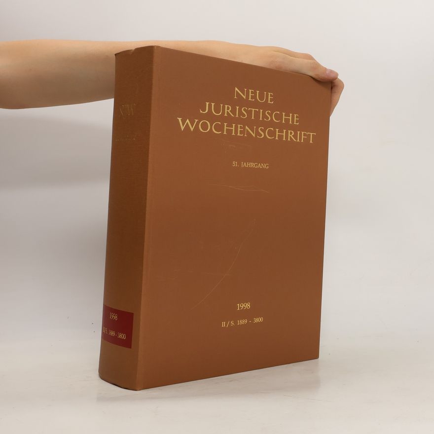 Kolektiv autorů Neue juristische Wochenschrift 1998