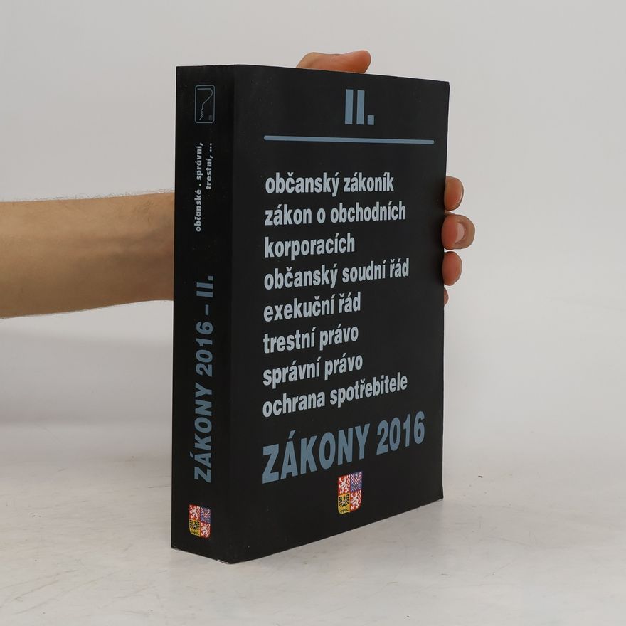 Kolektiv autorů Zákony 2016 - II.