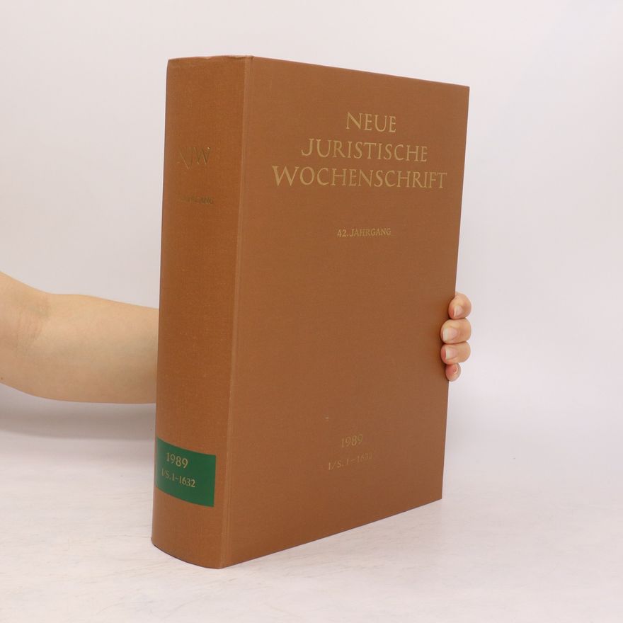 Kolektiv autorů Juristische Wochenschrift 1989, 1/S.1-1632
