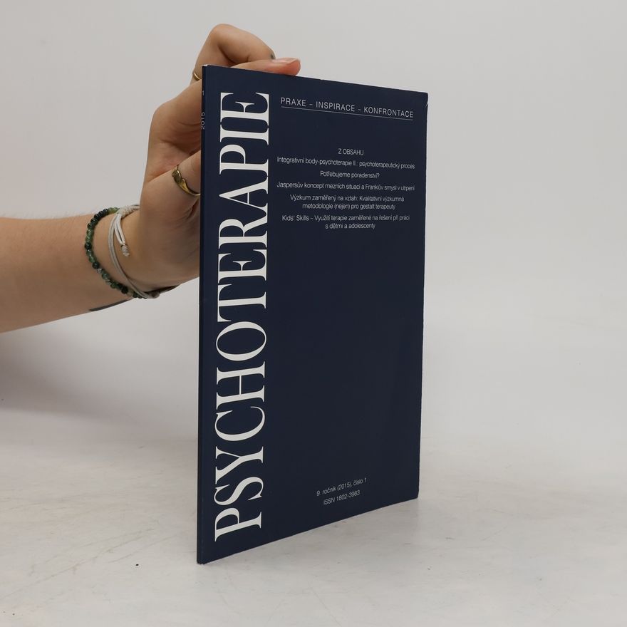 Various authors Psychoterapie 1/2015