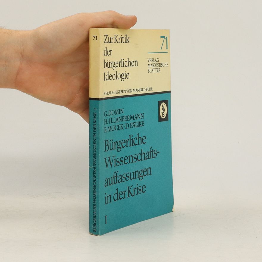 D. Pälike Bürgerliche Wissenschaftsauffassungen in der Krise