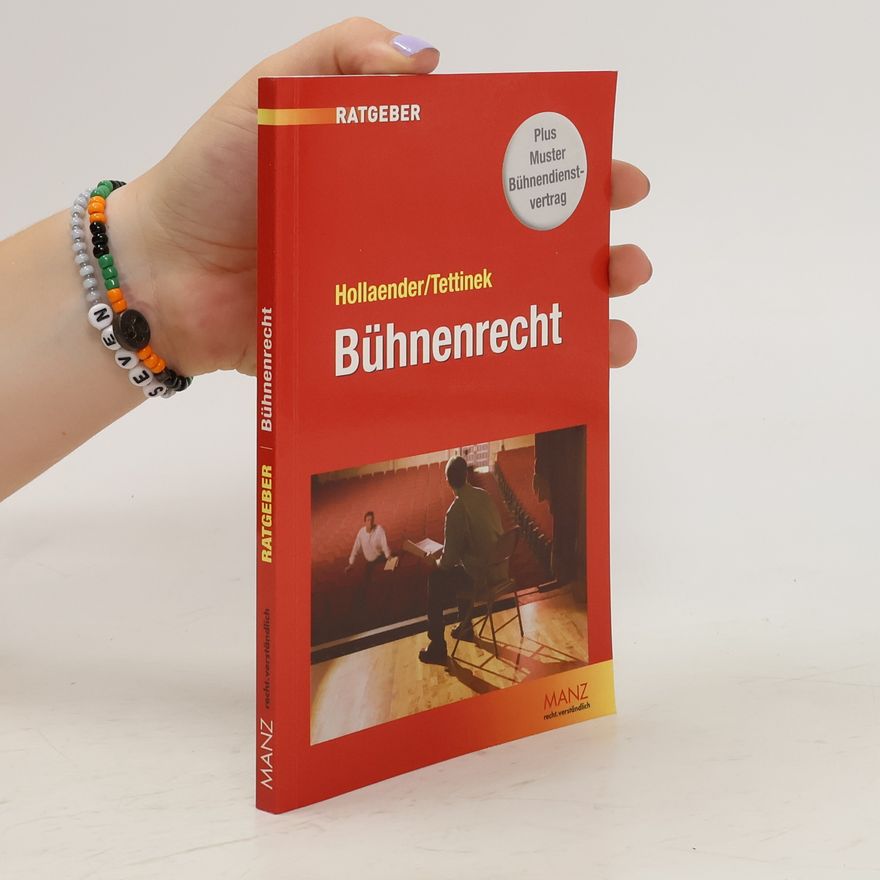 Adrian Eugen Hollaender Bühnenrecht
