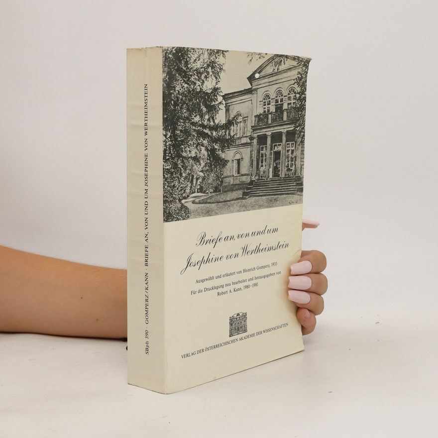 Josephine von Wertheimstein Briefe an, von und um Josephine von Wertheimstein