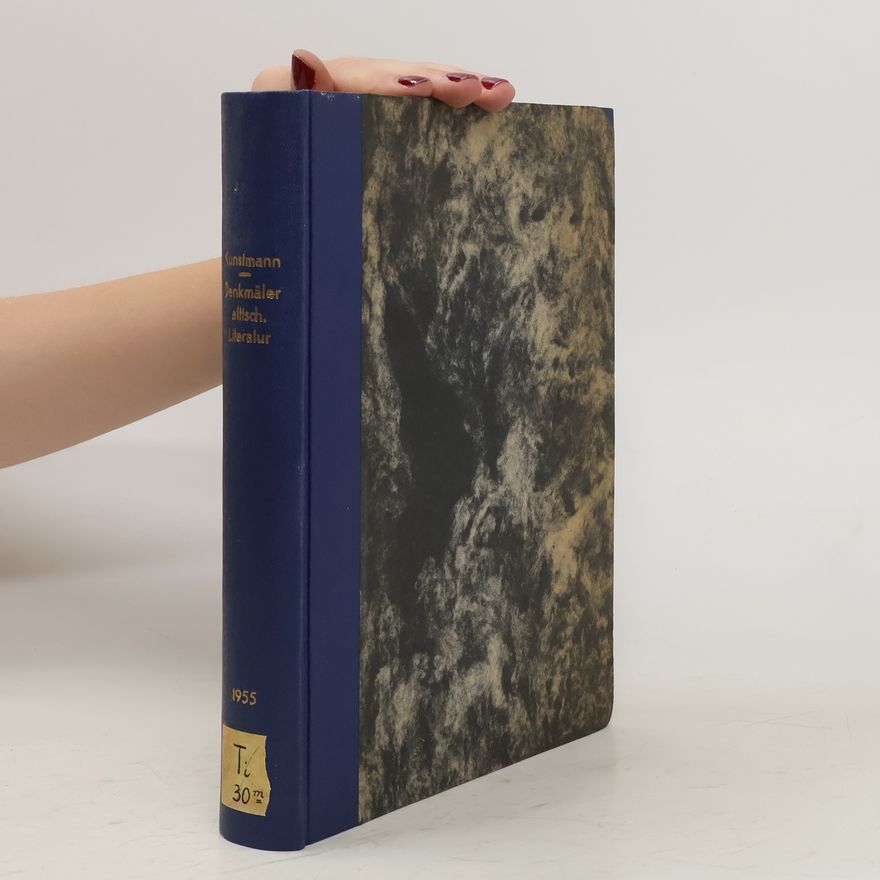 Various authors Kunstmann. Denkmäler alltsch Literatur