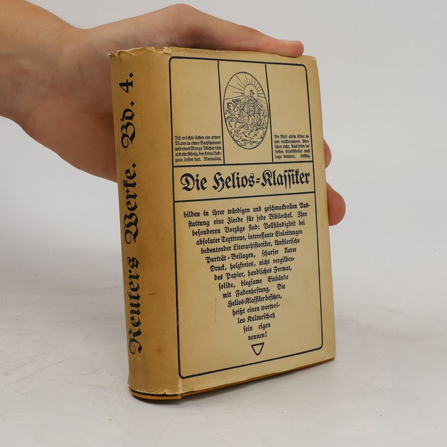 Fritz Reuter Fritz Reuters sämtliche Werke, Band 4