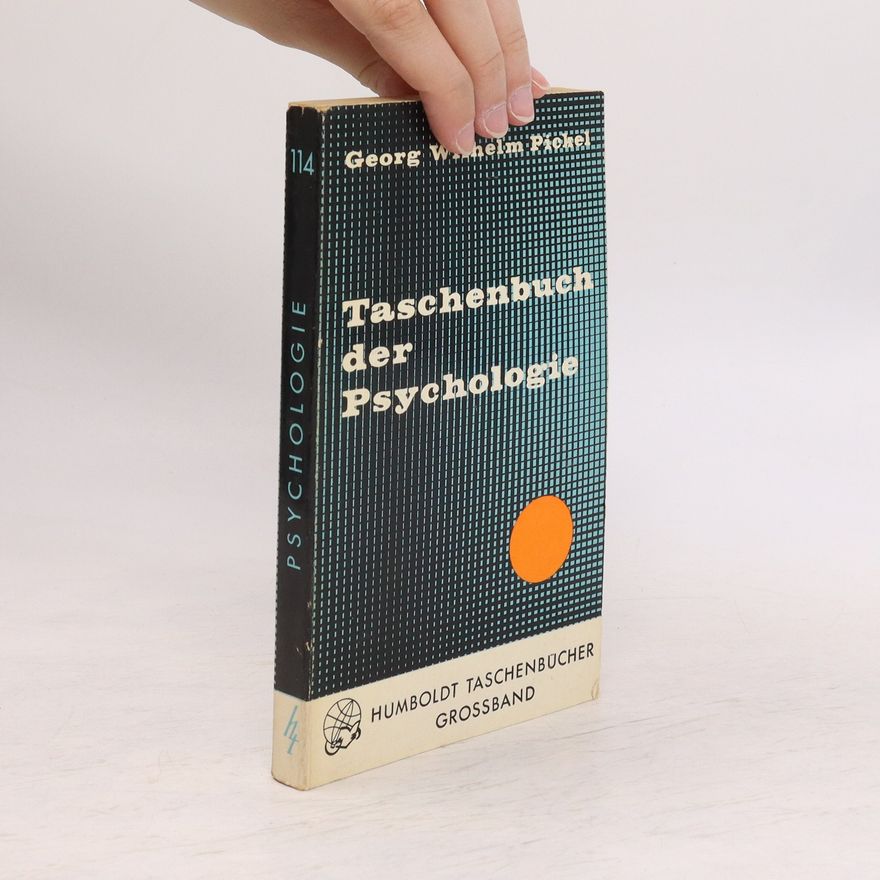 Georg Wilhelm Pickel Taschenbuch der Psychologie