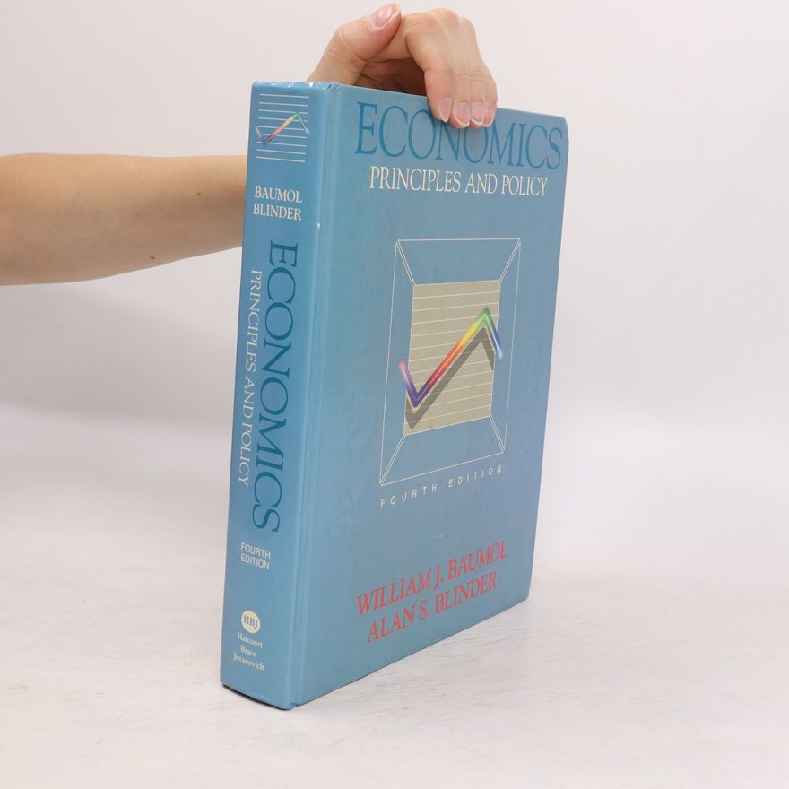 Alan S. Blinder Economics. Principles and Policy