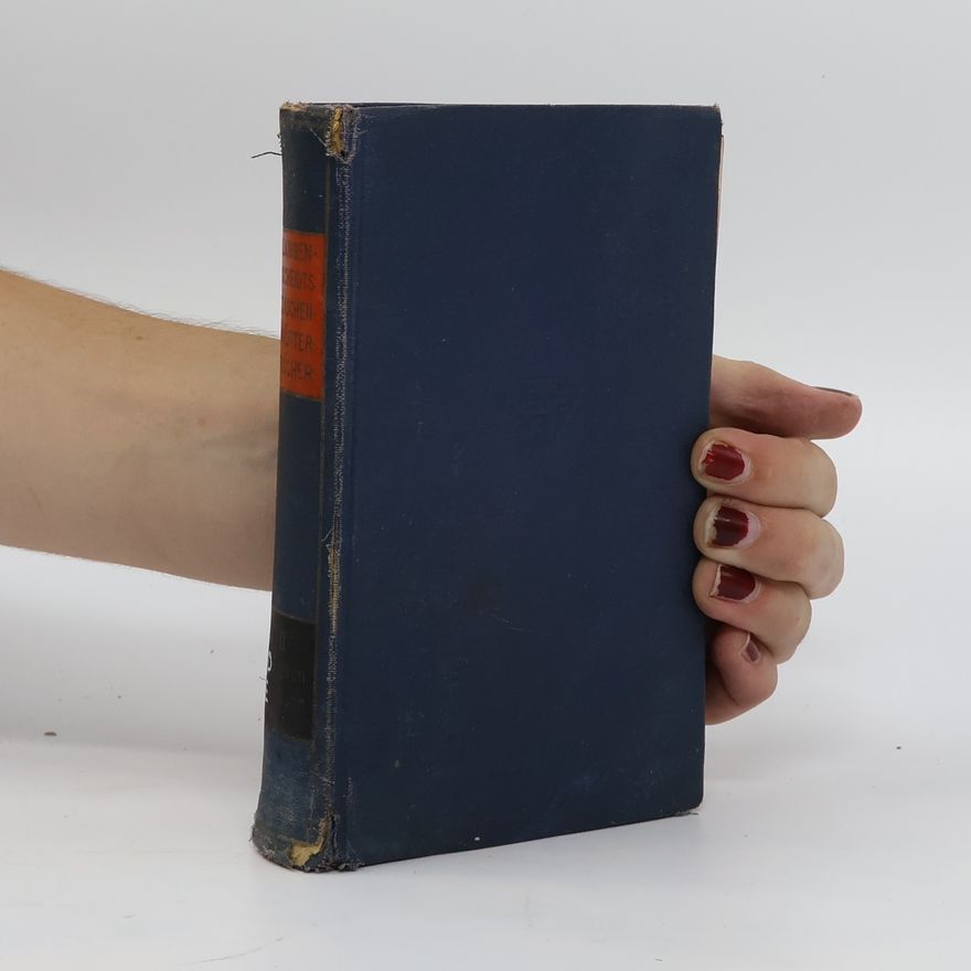 Hermann Lindemann Taschenwörterbuch der englischen und deutschen Sprache, Zweiter Teil. A Pocket-Dictionary of the English and German Languages. Second Part