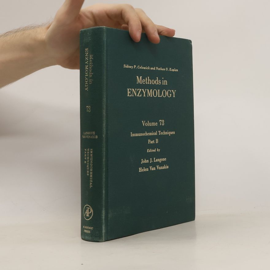 Helen Van Vunakis Methods in Enzymology. vol. 73. part B. Immunochemical techniques