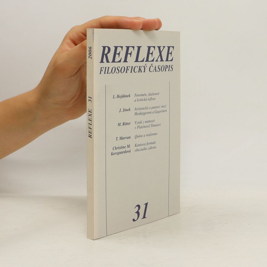 Autorenkollektiv Reflexe. Filosofický časopis 31/2006