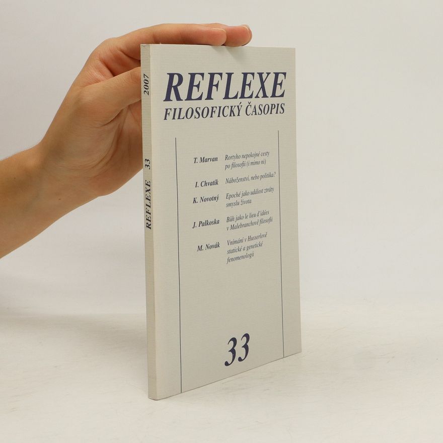 Autorenkollektiv Reflexe. filosofický časopis 33