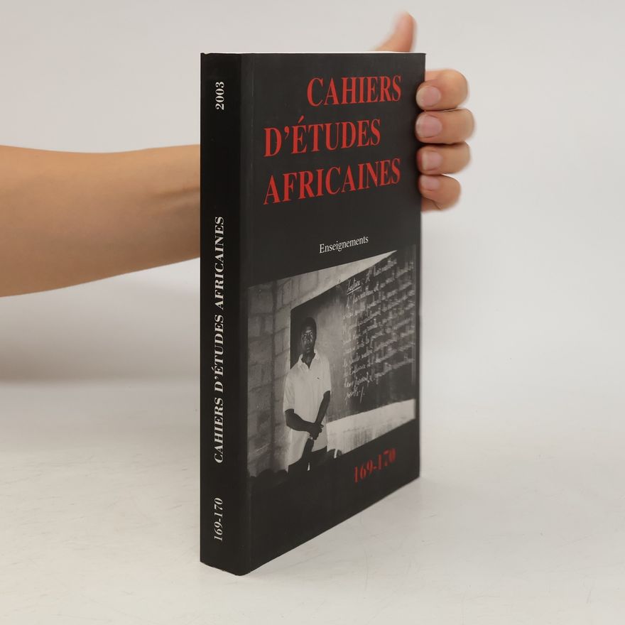 Kolektiv autorů Cahiers d'études africaines 169-170