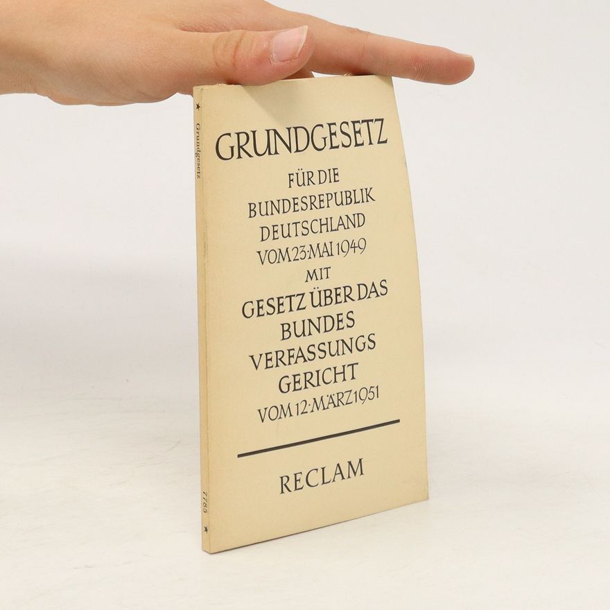 Autorenkollektiv Grundgesetz für die Bundesrepublik Deutschland vom 23 Mai 1949