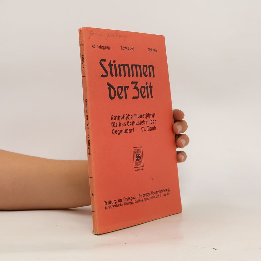 Kolektiv autorů Stimmen der Zeit 8/1916